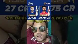 IPL 2025 Mega Auction | Rishabh Pant | Shreyas Iyer | Iyer and Pant Right now #shorts