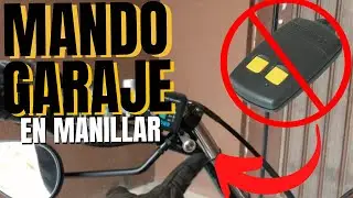 INSTALAR MANDO de Garaje en MANILLAR MOTO | Tutorial mando a distancia de parking con pulsador/botón