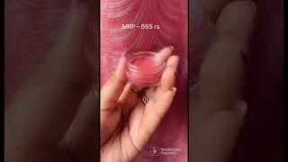 JUST HERBS lip & cheek tint { shade-peachy coral} #justherbs #youtubeshorts