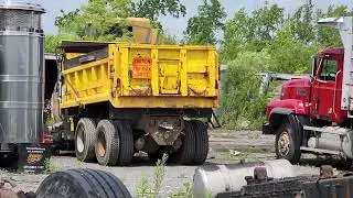 A visit to the truck salvage yard
