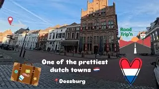Visited a small dutch city | 4k walk |  Doesburg | Netherlands