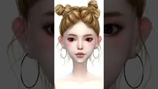 Lovely Girl the Sims 4 CAS character creation creat a Sim