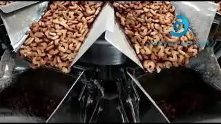 Automatic letter alphabet biscuit combination weigeher heads bag filling sealing packing machine wit