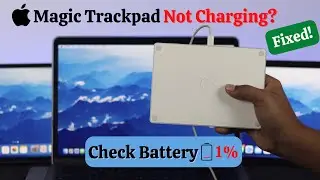 Fix- Apple Magic TrackPad Not Charging Issue!  [Check Battery %]