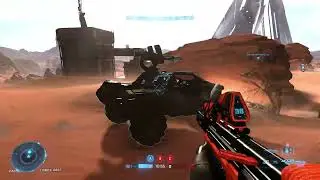 Halo Infinite Total Control on Oasis. Xbox Series X 120fps mode.