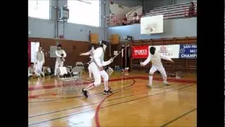 Foil Fencing Slow Motion