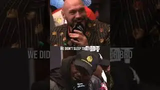 TYSON FURY & DILLIAN WHYTE FUNNY MOMENT FROM THE PRESS CONFERENCE #FURYWHYTE