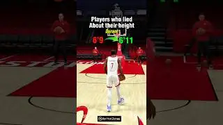 NBA players who lied about their height #shorts #nba #trending #basketball #nba2k26