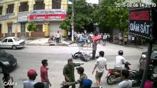 Tai Nạn Giao Th&ocirc;ng Nghi&ecirc;m Trọng Trước Cửa C&ocirc;ng Ty Camera Gi&aacute;m S&aacute;t Nhật Thực