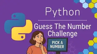 Python Guess the Number Game 🎯 | Fun Beginner Coding Challenge