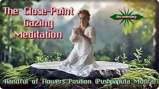 🌼 The Close-Point Gazing Meditation with the Handful of Flowers Position (Pushpaputa Mudra) 🌼