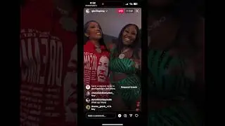 Glorilla Live on her birthday with Glitter Gloss QC #youtubeshorts #celebritynews #glorilla #cmg