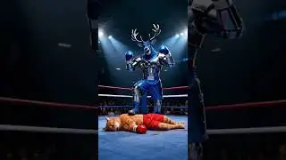 #poorcat #catstory #aicatThe ultimate face-off:tiny cat vs. giantrhino! Who comes out on top