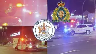 BCAS BLS Unit 63816 Paramedic Specialist & RCMP Responding & Arriving