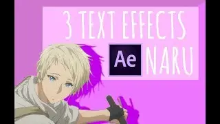 3 Text Effects (AE Tutorial)
