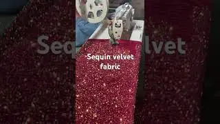 Sequin velvet fabrics#fabrics #fashionstyle #clothing #dressfabric #weddingdress #sequinfabric