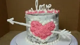 VALENTINE'S DAY CAKE. Cake Decorating