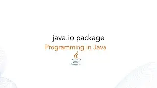 java.io package in java