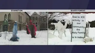 Nativity scenes around Chicagoland opt for political theme during holiday season