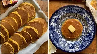 ‏pumpkin pancakes | بان كيك اليقطين