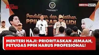 Pesan Menteri Haji: Prioritaskan Jemaah, Petugas PPIH Harus Profesional! #beritasatu