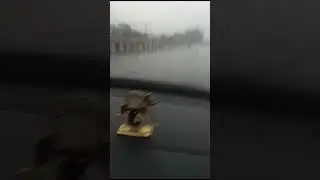 Ranchi Car Accident in rain water