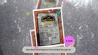 Deen Halal Sliced Pepperoni Flavored Beef Sausage 2lb