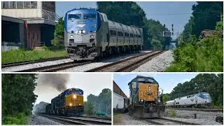 A Day Along CSX's South End Subdivision at Wilco Blvd. Wilson, NC 8-16-25