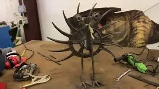 Welding-Yard Art from Scrap
