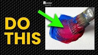 Что можно и чего нельзя делать при смешивании дополнительных цветов (жёлтого и фиолетового) | ЖИВ...