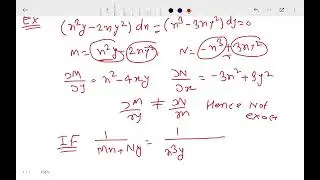 L3 G How to solve equations reducible to an exact differential equation with all cases and solved