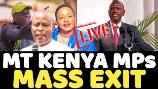 Stranded Ruto as All MT KENYA MPS Exit Kenya Kwanza Finished!