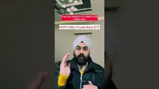 #hdfcnifty private bank etf
