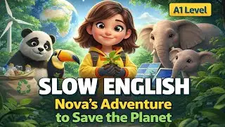 Nova’s Adventure to Save the Planet | English Listening Practice for Beginners (A1 Level)
