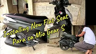 Installing flat Seat para sa Mio Gear S