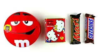 Red M&M with Hello Kitty Candy & Chocolate Bars!