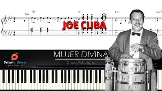 MUJER DIVINA - Joe Cuba [🎹 Piano Tutorial # 17]  🎼Salsa Partituras