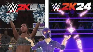 Evolution of Naomi in Wrestling Games