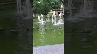 fontanna w Andrychowie. malopolska