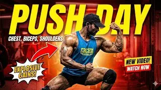 EXPLOSIVE GAINS! My Ultimate Push Day (Chest,Shoulders & Biceps) #PushDay #ChestAndBiceps #Explosive