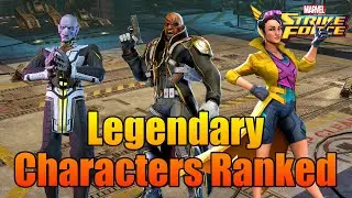 All Legendary Characters Ranked! - MSF - Marvel Strike Force