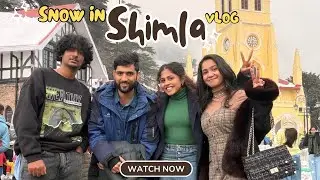 Shimla Snowfall Vlog ❄️| Exploring Shimla With Strangers | Snowfall, Vibes & Memories ❄️✨| fizzaslyf