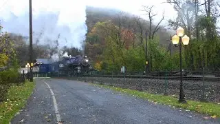READING AND NORTHERN TRAIN RIDE WITH #425 FROM port clinton to jim thorpe