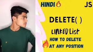 How to remove a node from a linked list || Easiest Solution on deletion of a node in Javascript