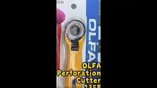 OLFA perforation cutter 235B  satisfying paper cut tear #Shorts