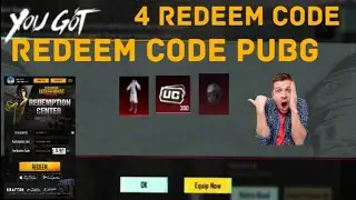 REDEEM CODE PUBG MOBILE || WORKING AND WITH PROOF || TODAY 2024.