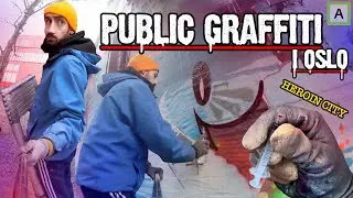 PYNTER OPP PÅ SPRØYTESPOTTEN 💉💉💉 + BEEF?? | OSLO GRAFFITI | HAUSMANIA