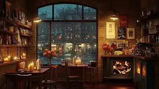 Morning at a Cozy Spring Coffee Shop ☕ Relaxing Piano Jazz Background Music