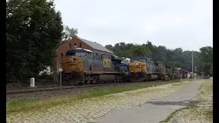 Lots of action at MP101 in West Springfield CSX trains M426, M427 and M425 Saturday July 12, 2025.