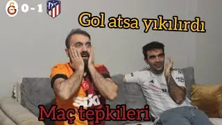 GALATASARAY - ATLETİCO MADRID ..MAÇ TEPKİSİ SON DK KAÇAN GOL.. 1-1